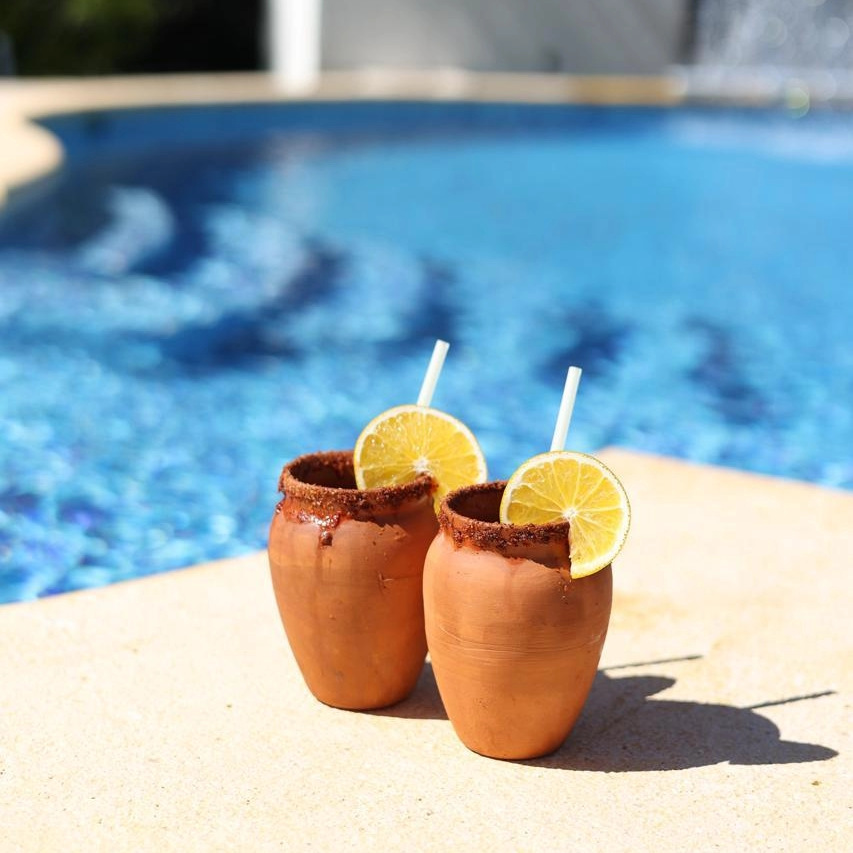 Vista alberca  Villa